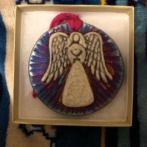 Raku Medallion Ornament